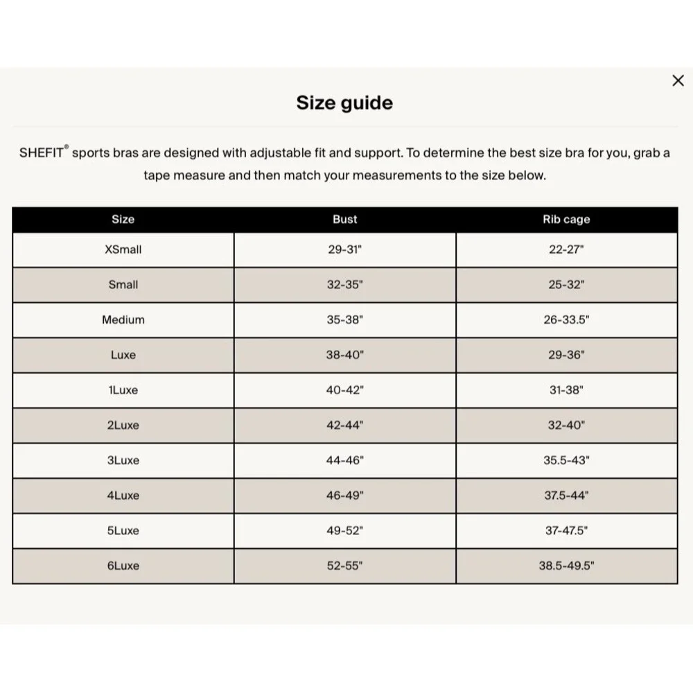 SHEFIT FLEX Blush Sports Bra Size 6Luxe Supportive Activewear Medium Impact - Picture 9 of 9